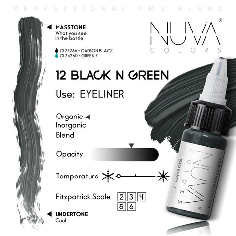 12 Black N Green