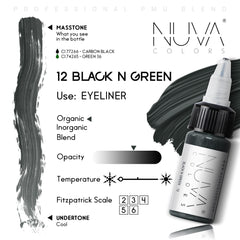 12 BLACK N GREEN REACH COMPLIANT