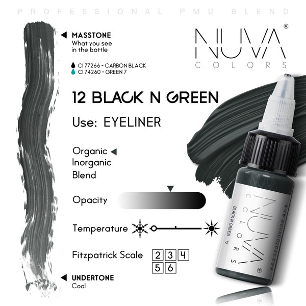 12 Black N Green