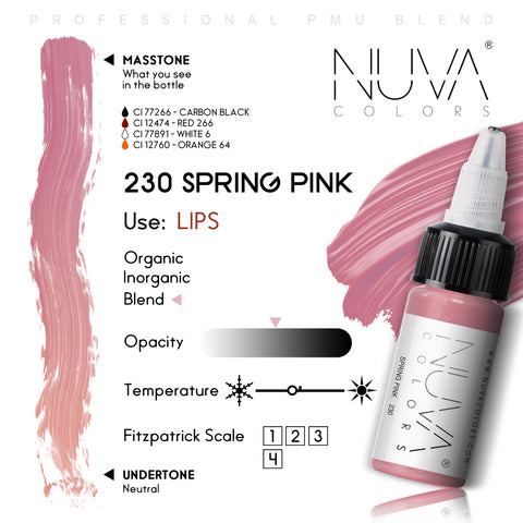 230 SPRING PINK REACH COMPLIANT
